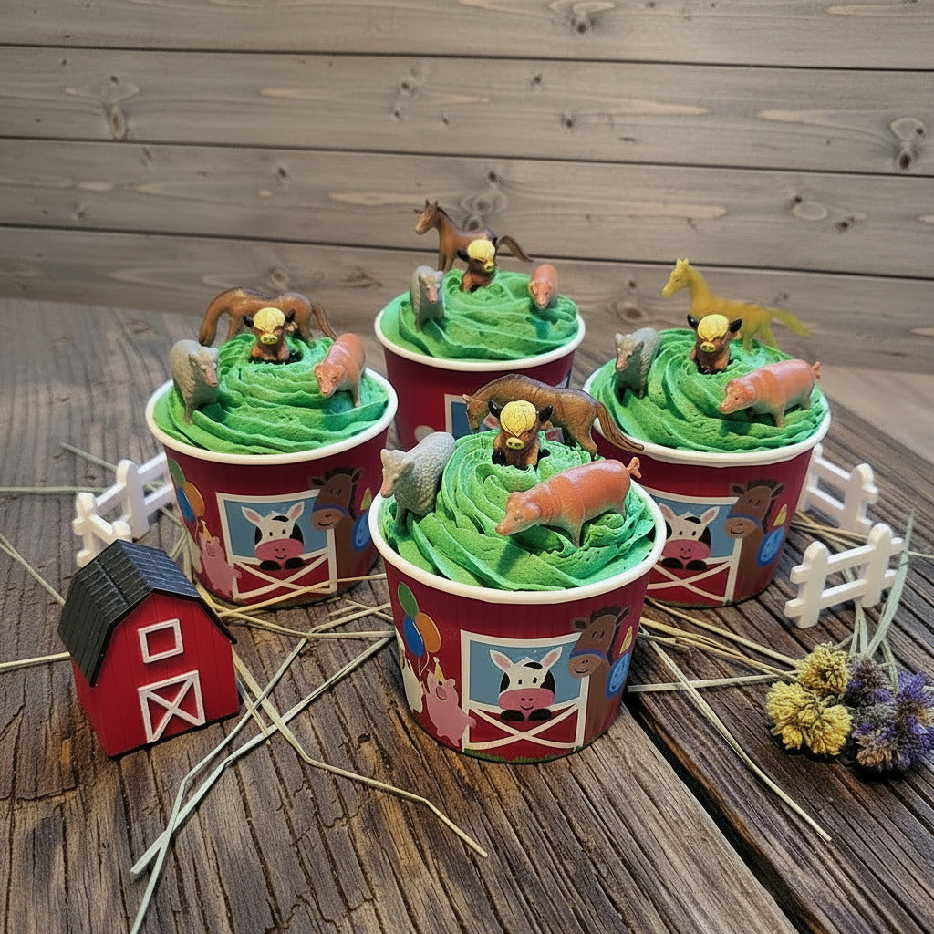 Barnyard Bliss Bath Bomb & Bubble Frosting Cupcake