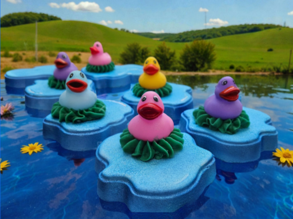 Duck Pond Bath Toy Bomb